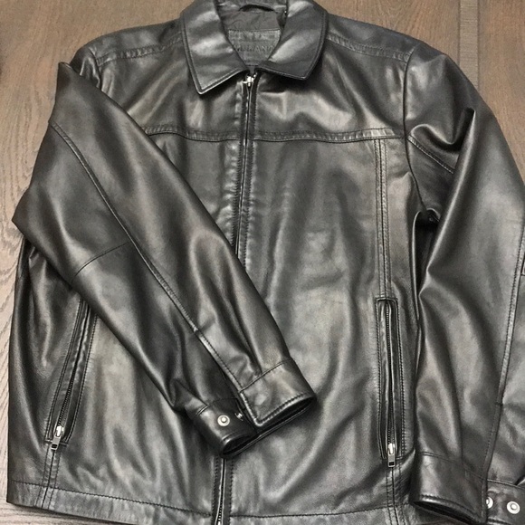 murano leather jacket